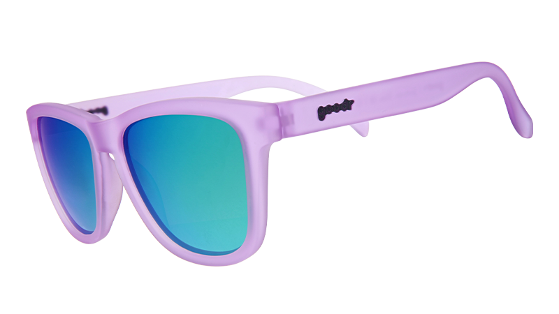 Lilac It like That | lunettes de soleil violet lavande avec verres verts| OG goodr sunglasses